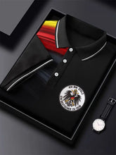 Deutsche patriotische Flagge der Männer bedruckte lässige Tops